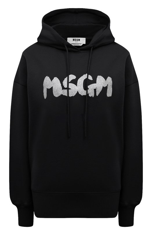 

Хлопковое худи MSGM, Чёрный