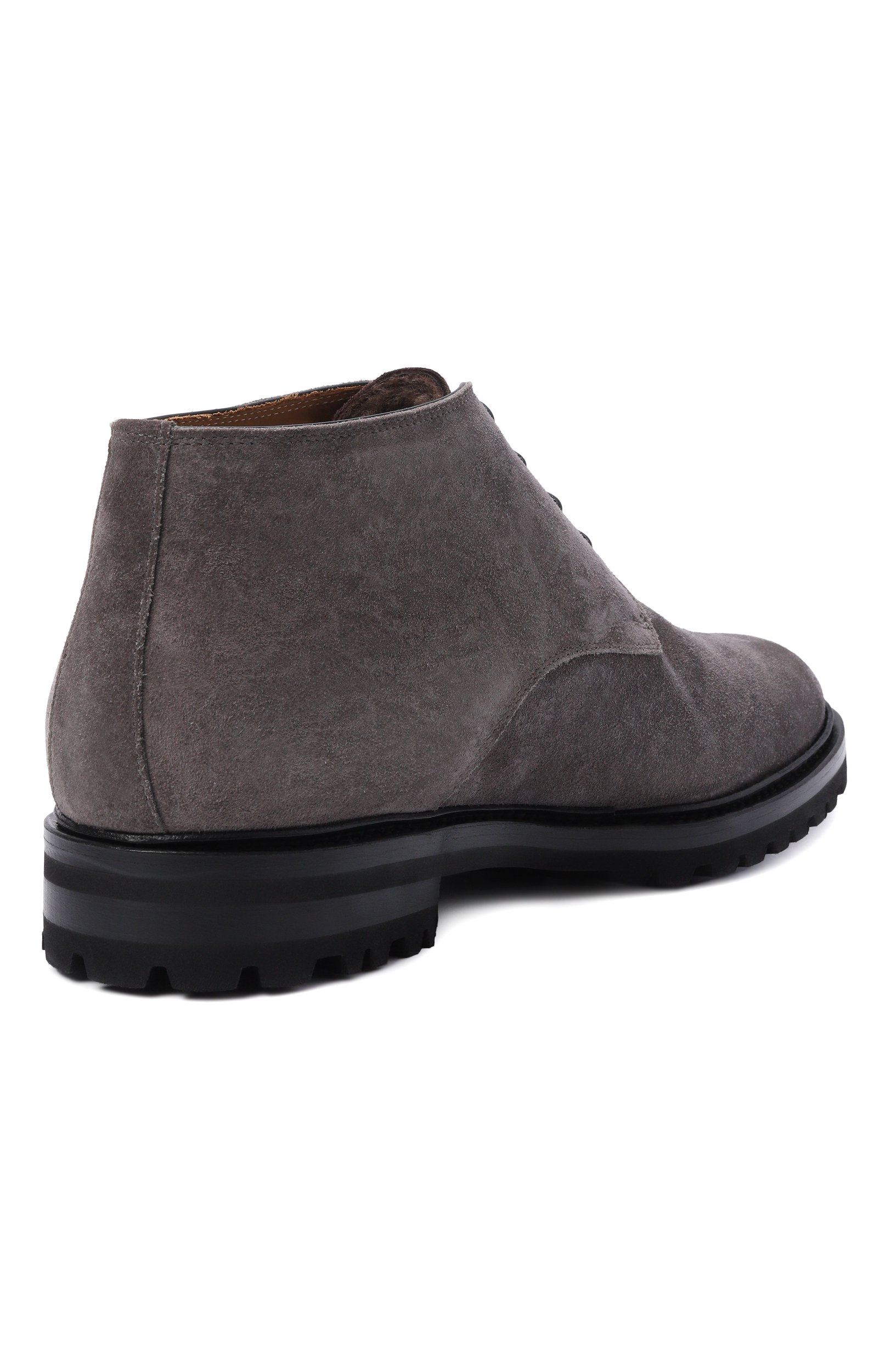 Замшевые дерби KITON, арт. USSA528N01490, фото 4