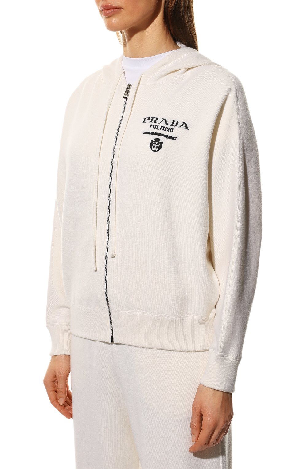 Кашемировый кардиган PRADA, арт. P25I96-10F4-F0009-212, фото 3