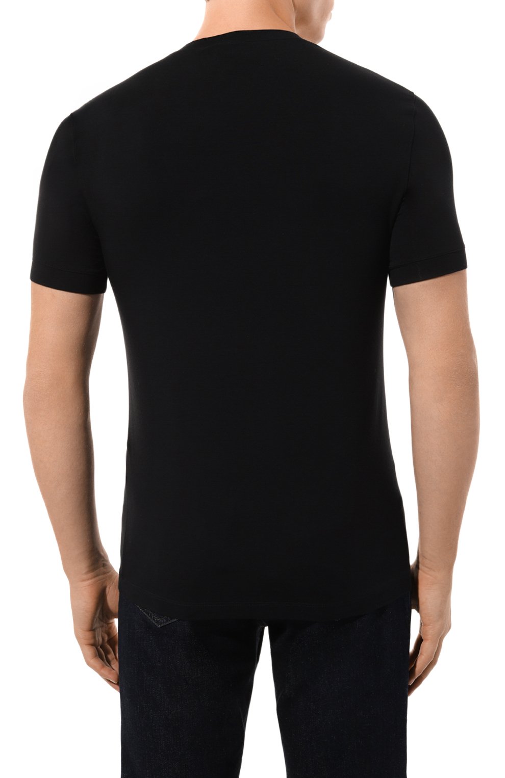 Футболка из вискозы GIORGIO ARMANI, арт. 8NST63/SJP4Z, фото 4