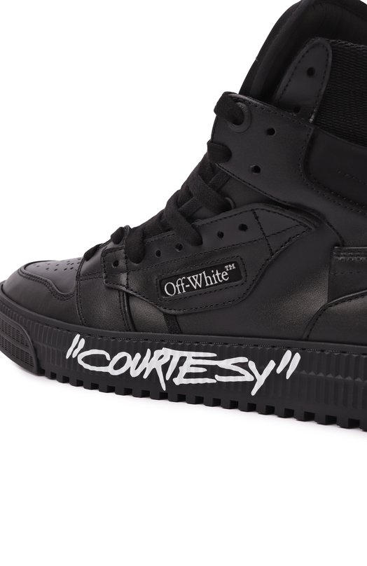 Кожаные кеды 3.0 Off Court Courtesy Off-White 0MIA065C99LEA007 Чёрный  0MIA065C99LEA007 Фото 7