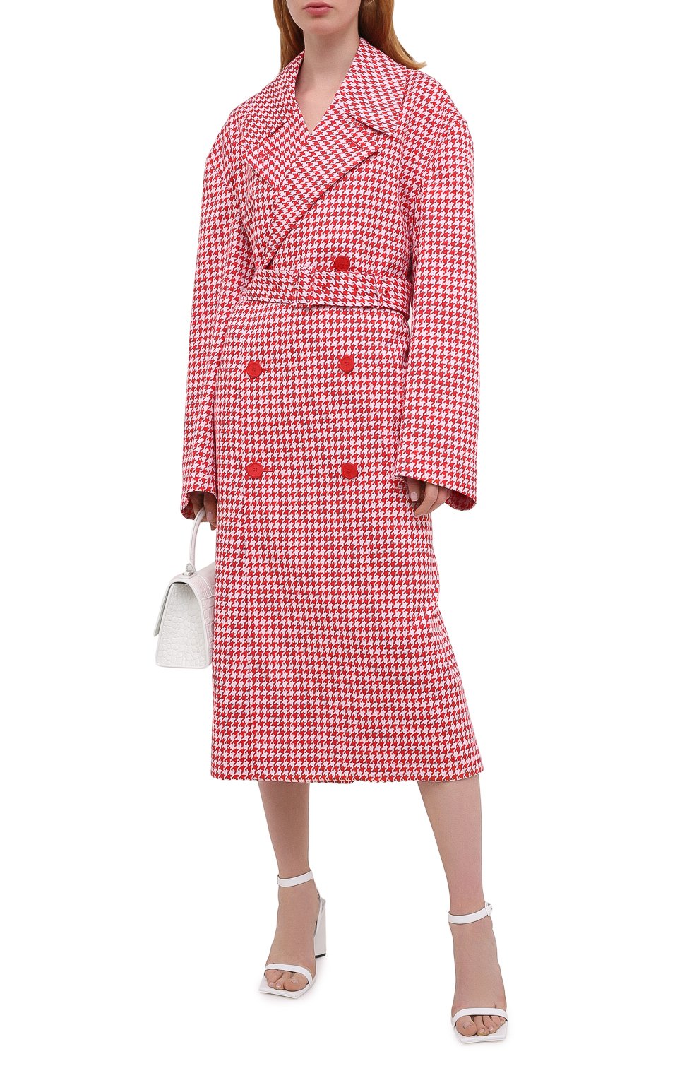 Пальто BALENCIAGA красного цвета по цене 213500 руб., арт. 626569/TIP05, фото 2 Пальто BALENCIAGA, арт. 626569/TIP05, фото 2