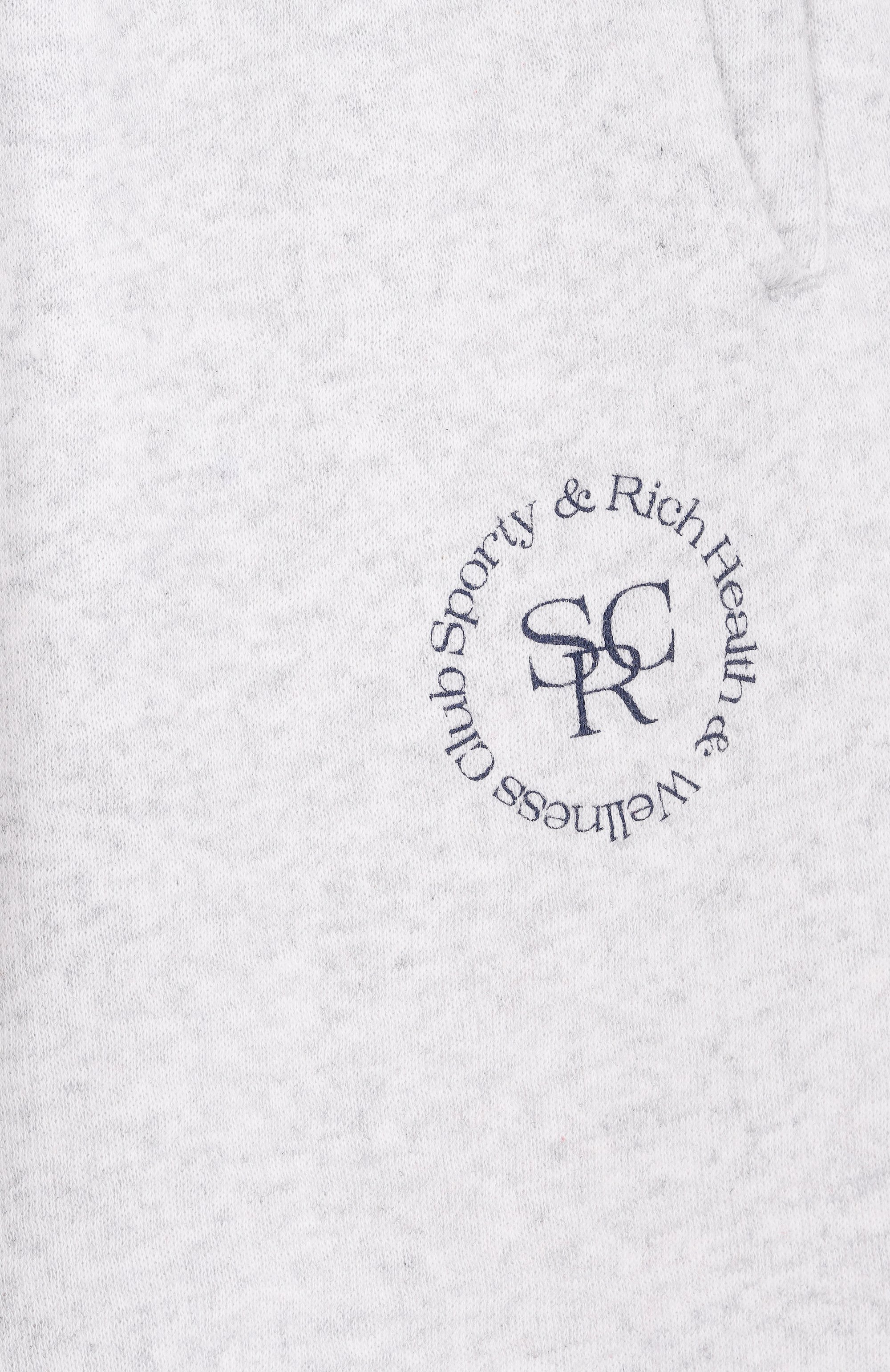 Джоггеры SPORTY AND RICH светло-серого цвета по цене 15150 руб., арт. PA03762305GY03, фото 3 Джоггеры SPORTY AND RICH, арт. PA03762305GY03, фото 3