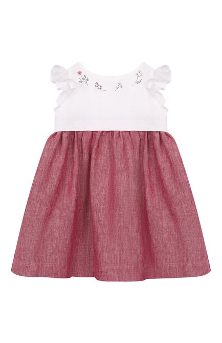 Льняное платье IL GUFO, арт. P24VM764L0015/12M-18M