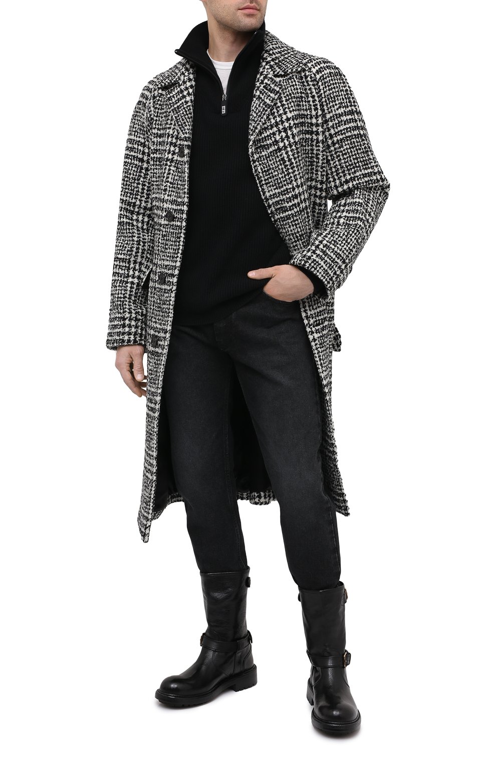 Кожаные сапоги DOLCE & GABBANA, арт. A70032/AW352, фото 2