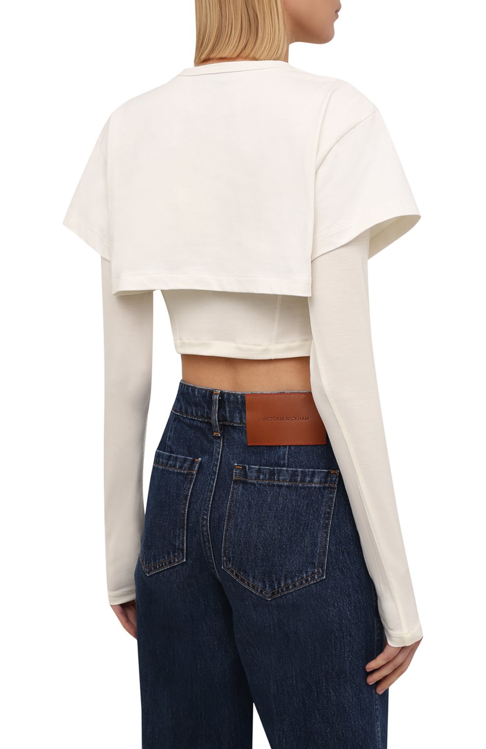 Топ JACQUEMUS кремового цвета по цене 22900 руб., арт. 213JS100-2450, фото 4 Топ JACQUEMUS, арт. 213JS100-2450, фото 4