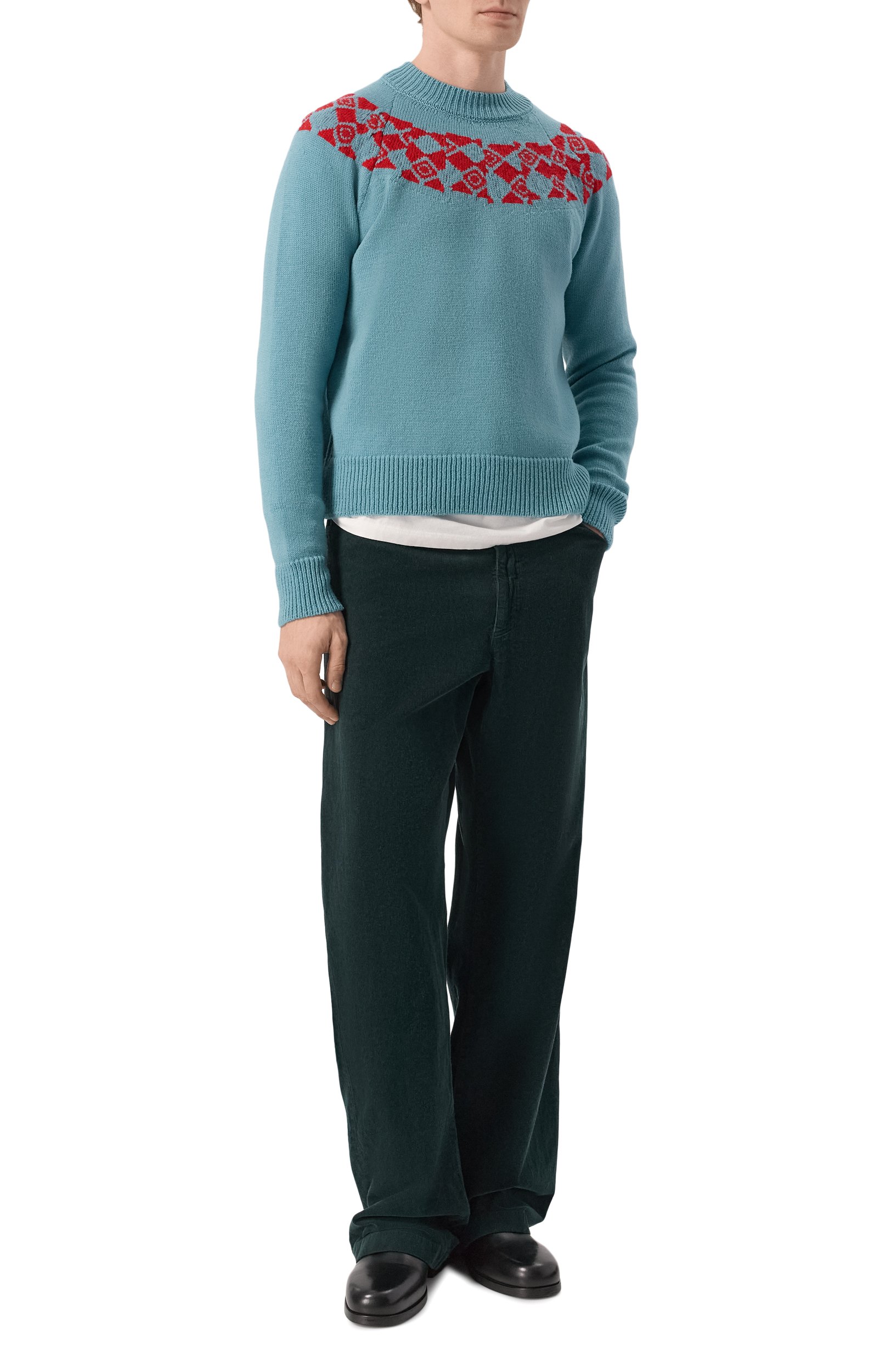 Вельветовые брюки DRIES VAN NOTEN, арт. 020924/4298, фото 2
