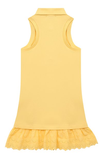 Хлопковое платье POLO RALPH LAUREN желтого цвета по цене 11200 руб., арт. 312862270, фото 2 Хлопковое платье POLO RALPH LAUREN, арт. 312862270, фото 2
