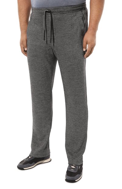 Брюки из хлопка и шерсти CAPOBIANCO серого цвета по цене 52300 руб., арт. MPAN.DB00./58-60, фото 3 Брюки из хлопка и шерсти CAPOBIANCO, арт. MPAN.DB00./58-60, фото 3