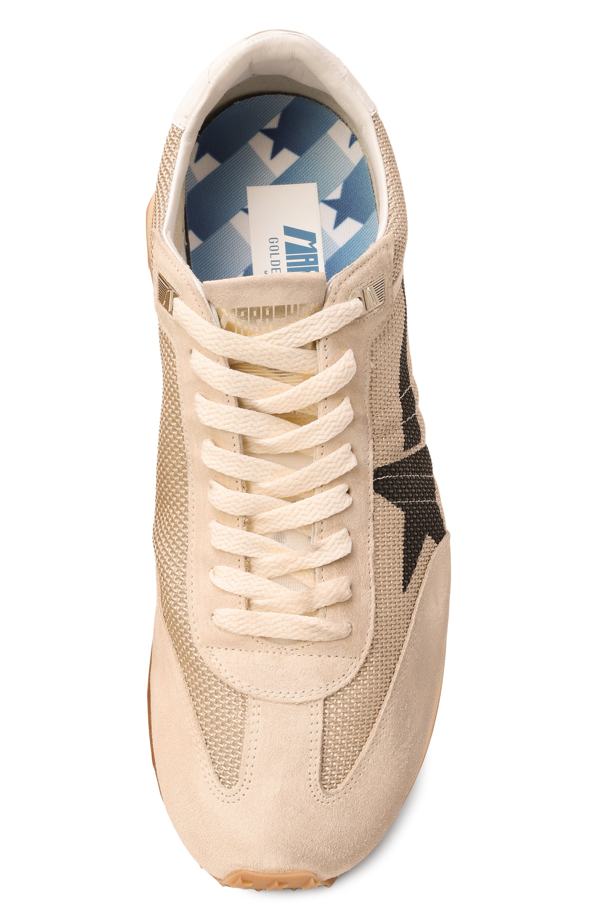 Комбинированные кроссовки running marathon GOLDEN GOOSE DELUXE BRAND, арт. GMF00683.F007840, фото 6