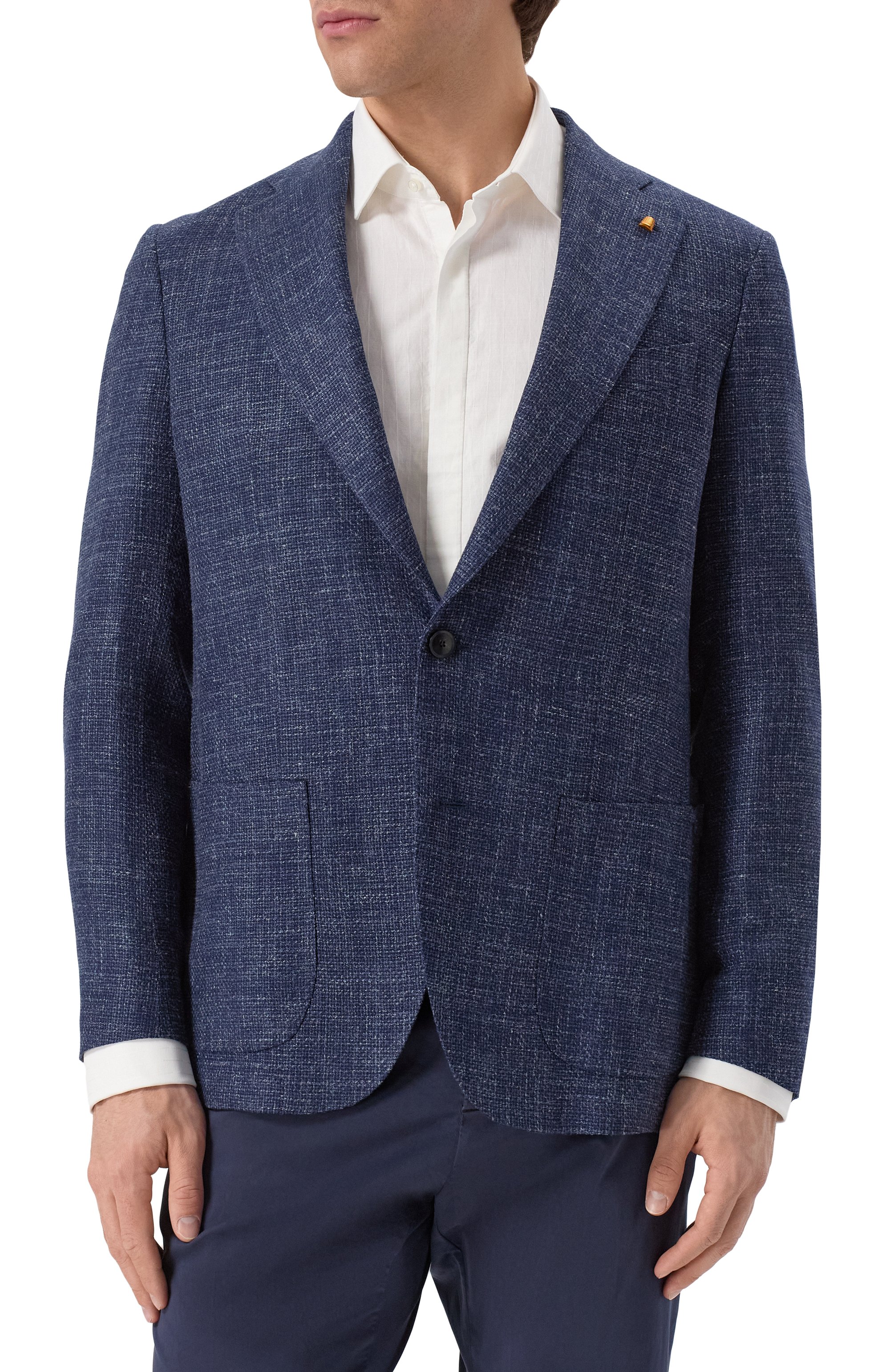 Пиджак из шерсти и шелка SARTORIA LATORRE, арт. EF74/UH0404, фото 4