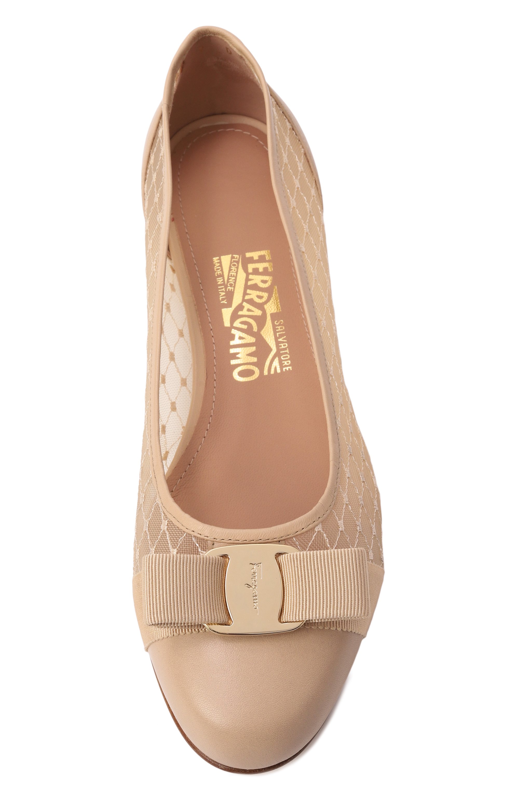 Комбинированные балетки varina FERRAGAMO, арт. 01J563/779580, фото 6