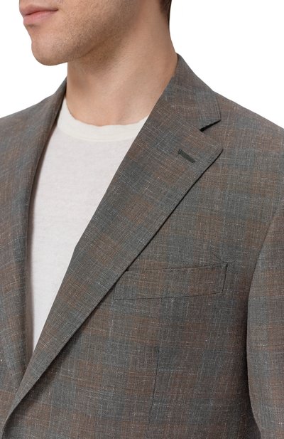 Пиджак из шерсти и льна CORNELIANI, арт. 276008/2716311, фото 5