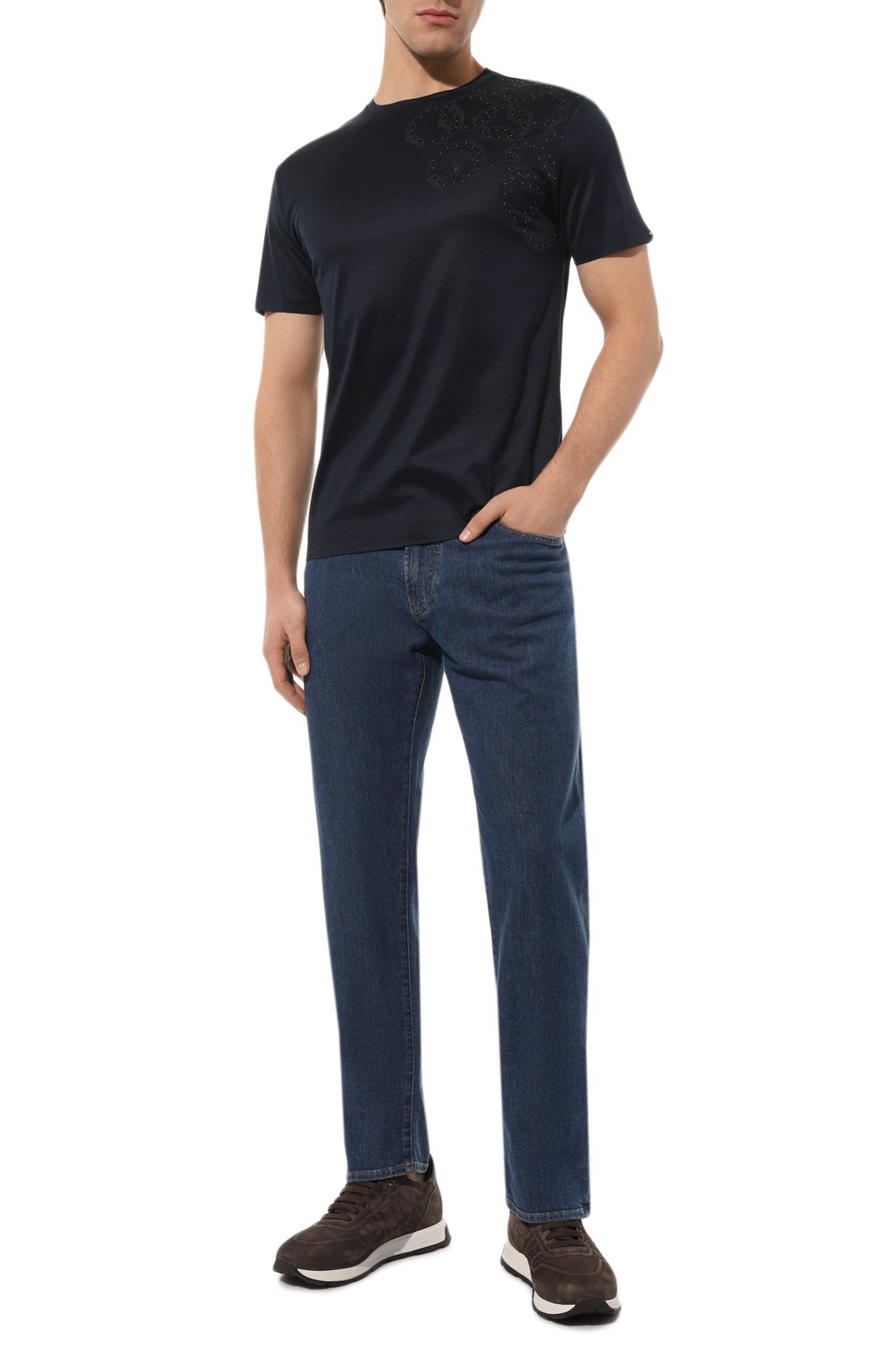 Хлопковая футболка STEFANO RICCI, арт. MNH3102120/TE0001, фото 2