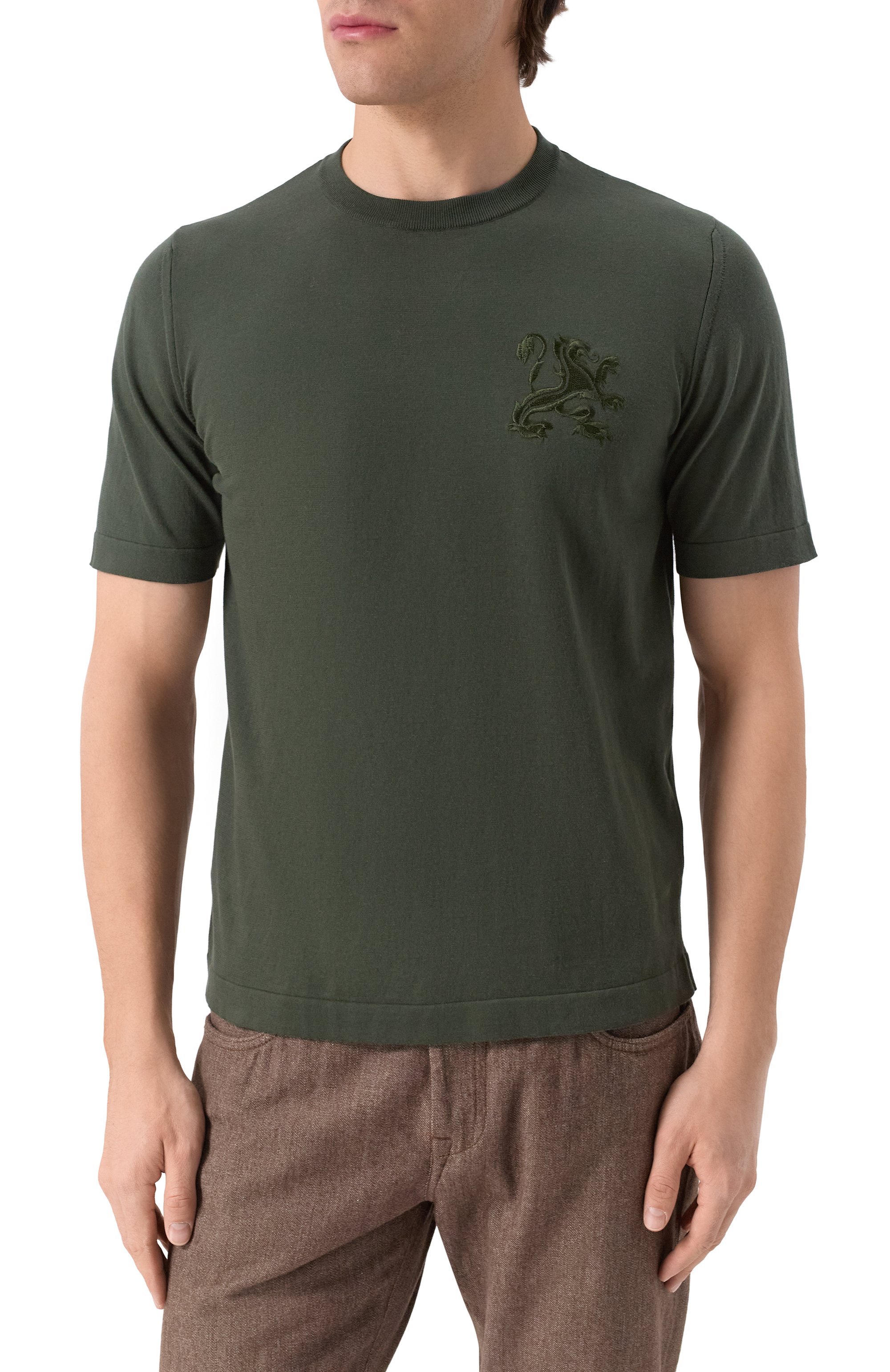 Хлопковая футболка ZILLI, арт. KRN002M0100VBLE00, фото 3