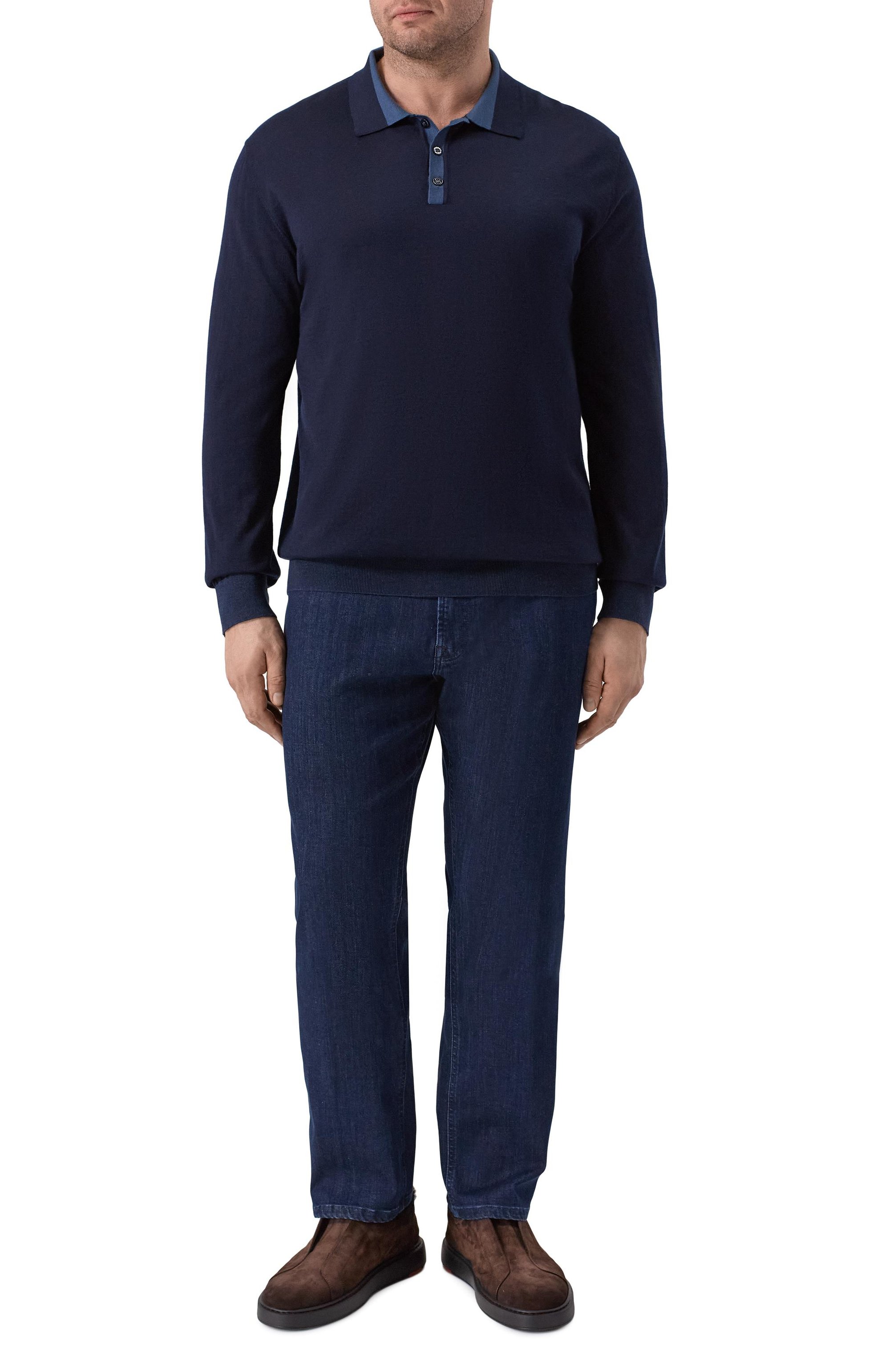 Поло из кашемира и шелка ZILLI, арт. KBP001M0342VMIC03_002, фото 2