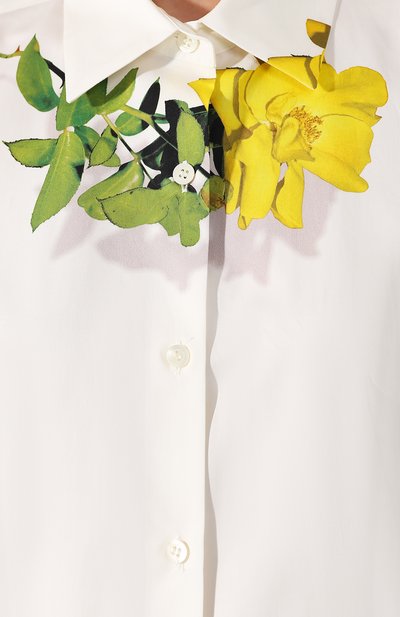 Хлопковая рубашка DRIES VAN NOTEN, арт. 192-10742-8416, фото 5