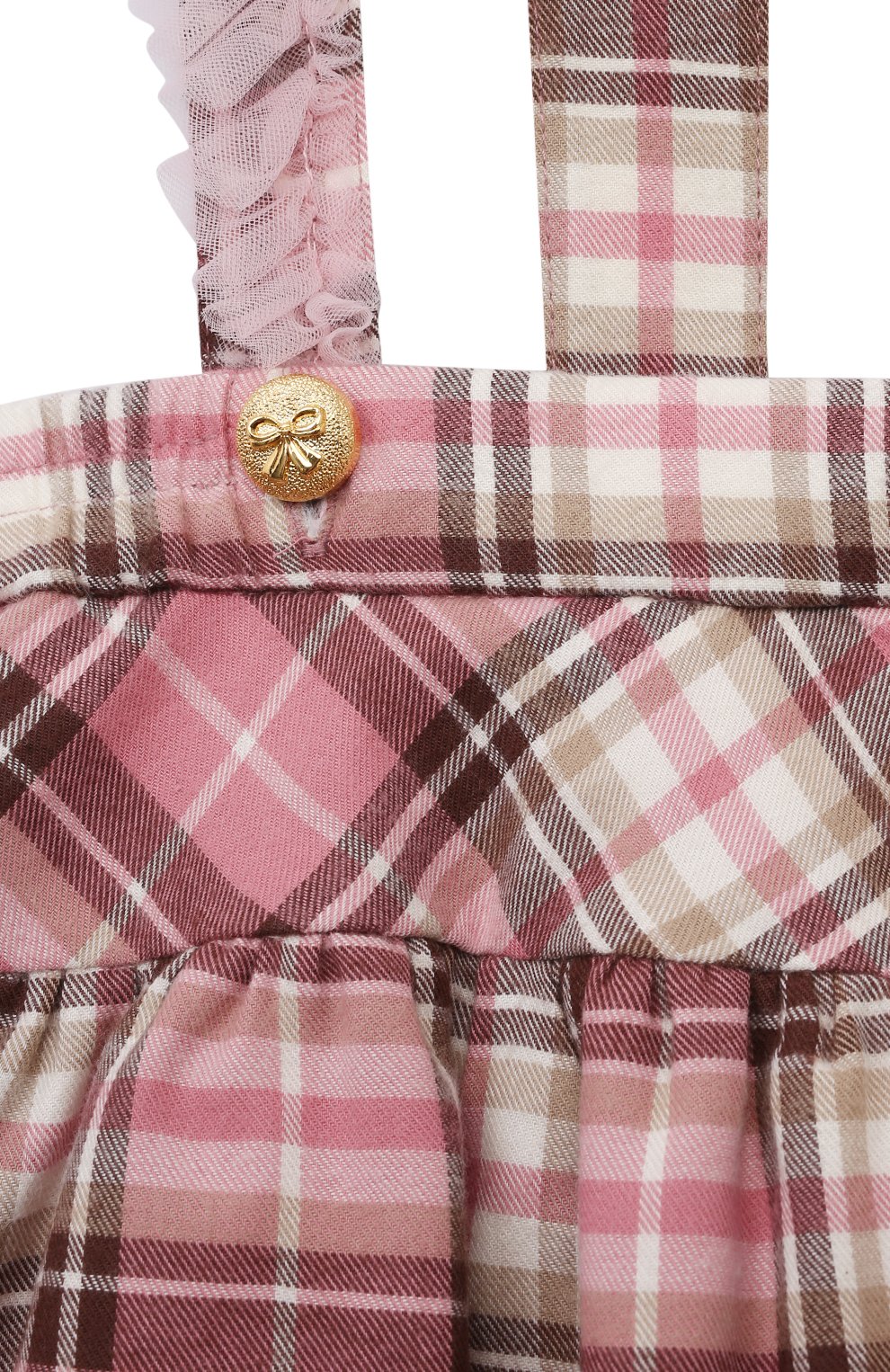 Хлопковый сарафан MONNALISA, арт. 31B703, фото 3