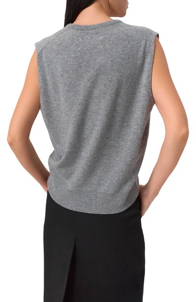 Шерстяной жилет MAISON MARGIELA, арт. S51FB0077/M13090, фото 4