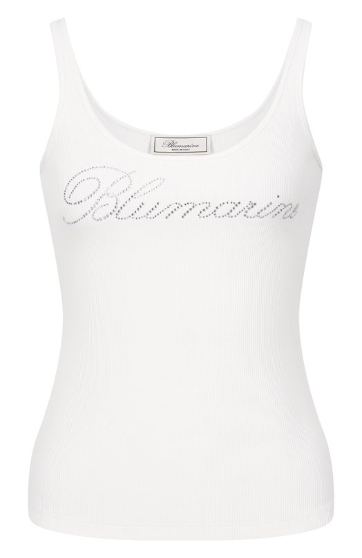 Хлопковая майка Blumarine 2T129A Белый 2T129A