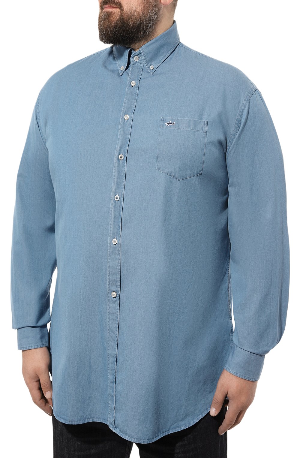 Джинсовая рубашка PAUL&SHARK, арт. C0P3002/48-50, фото 3