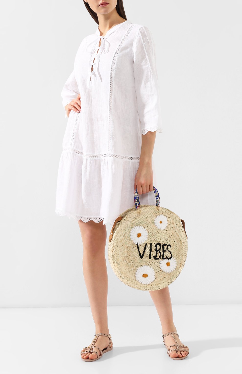 Сумка из соломы MANA SAINT TROPEZ, арт. LARGE STRAW BAG, фото 2