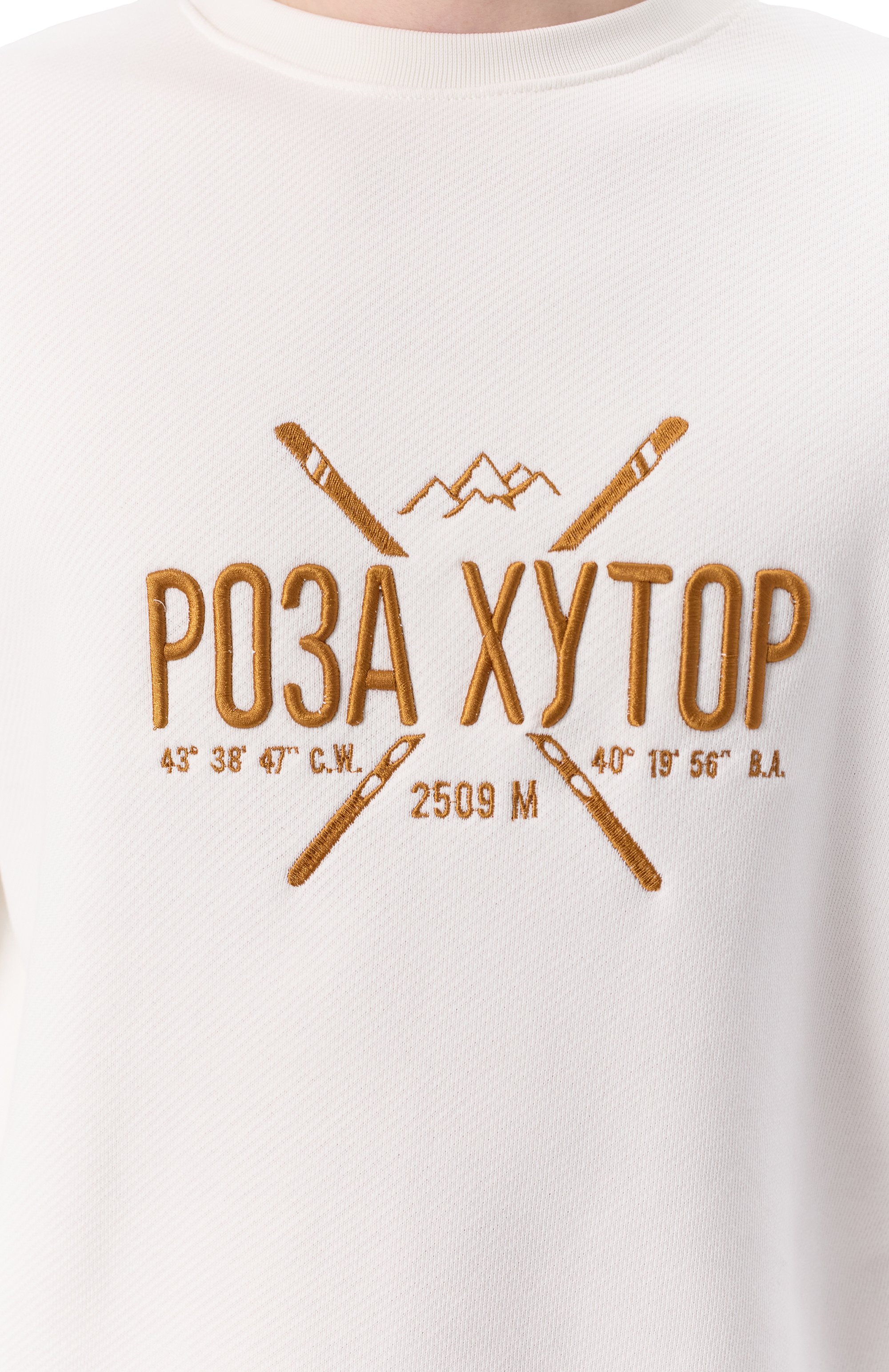 Хлопковый свитшот FEFE`, арт. CREW NECK SWEATSHIRT/FLPSCIP03AXYT0PWHITE, фото 5