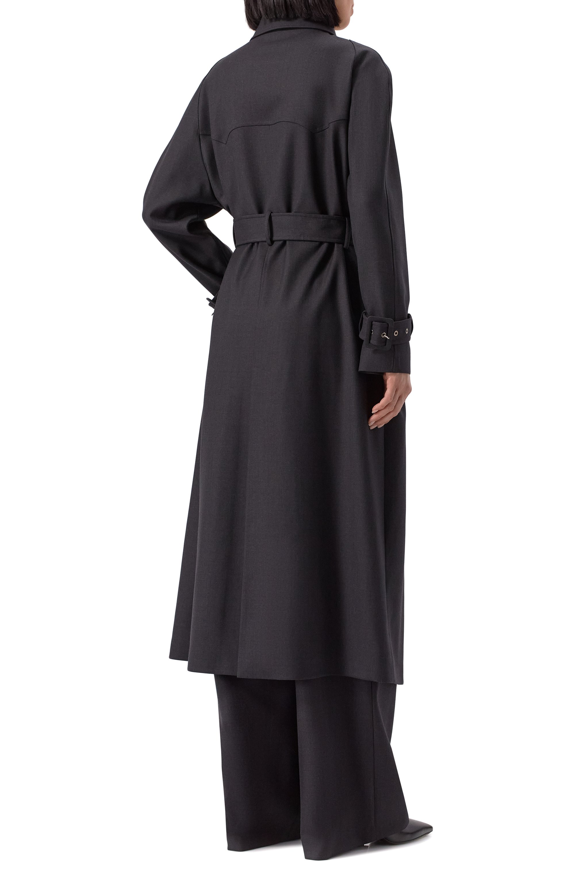 Шерстяной тренч MVST, арт. TXBPL-Y137/LC1613, фото 4