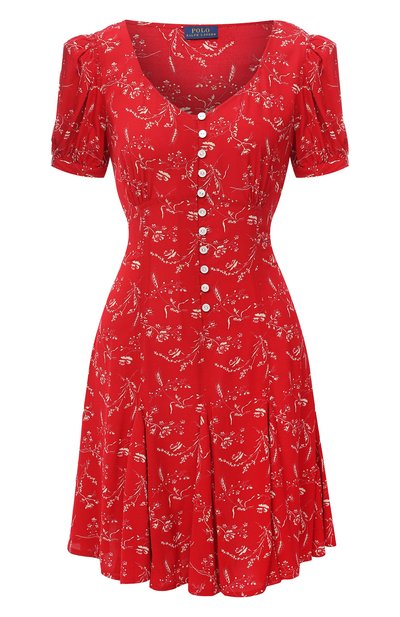 Женское платье из вискозы POLO RALPH LAUREN, арт. 211808100