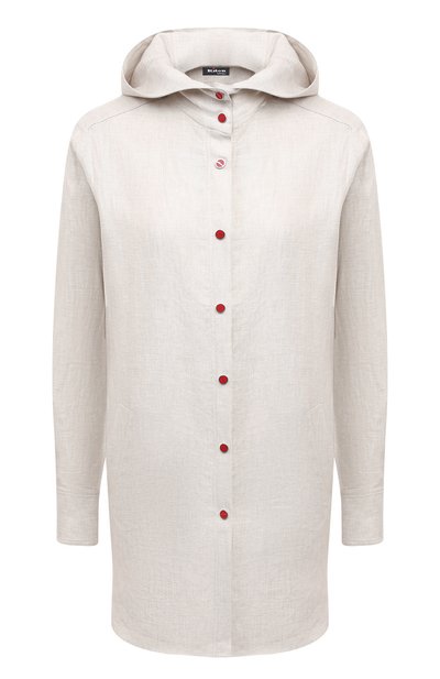 Женская льняная рубашка KITON, арт. D57444H08442
