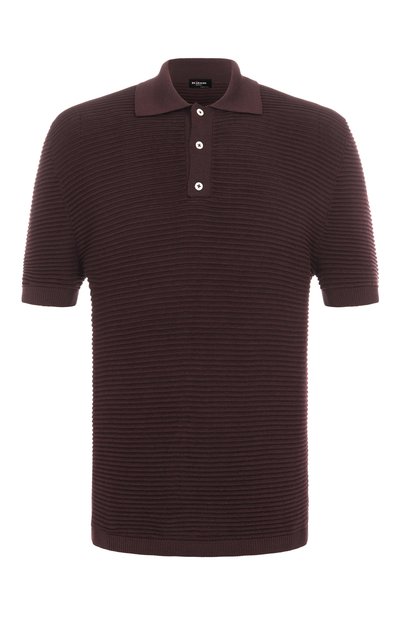 Мужская поло из шелка и хлопка KITON, арт. UMK065907