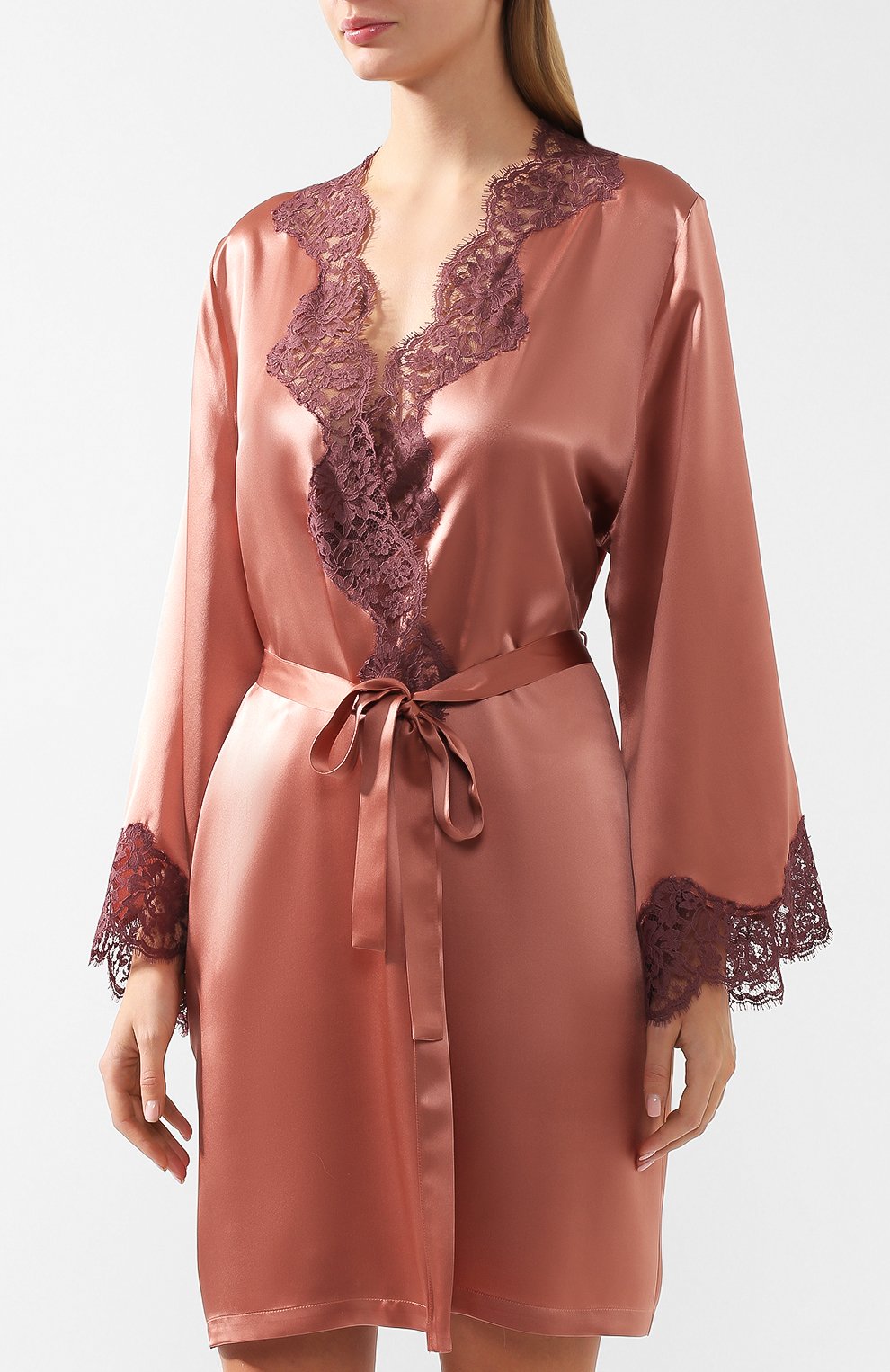 Шелковый халат MARJOLAINE, арт. 3FLA2001_2433, фото 3