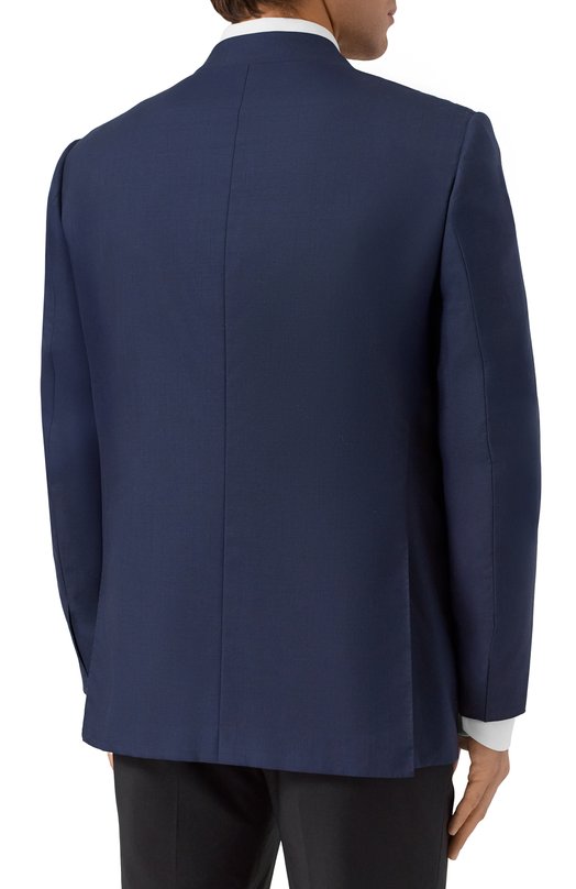 Шерстяной пиджак Kiton UG81K0982823 Синий  UG81K0982823 Фото 5