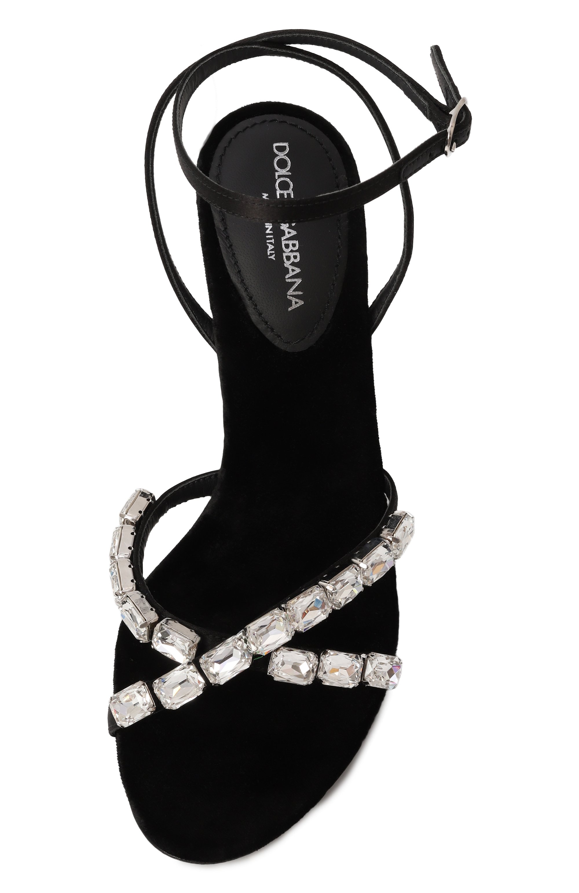 Текстильные босоножки keira 105 DOLCE & GABBANA, арт. CR1821/A6I68, фото 6