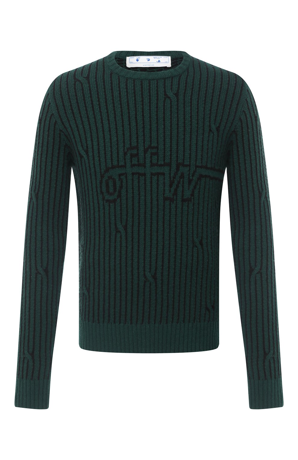 Свитер из шерсти и хлопка OFF-WHITE, арт. 0MHE043E20KNI0015700, фото 1