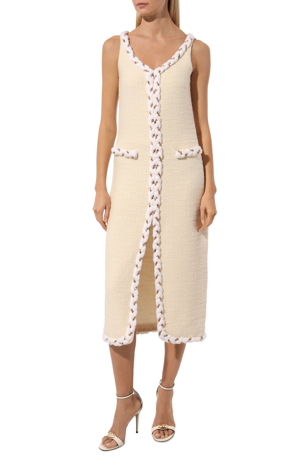 Твидовое платье GIAMBATTISTA VALLI, арт. 24FWPVGT5004-08UBE, фото 3