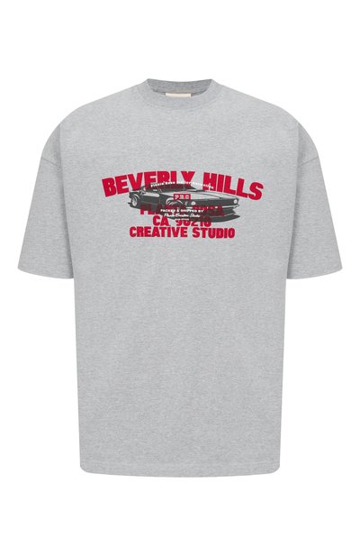 Хлопковая футболка PLANTA ROSA, арт. PR/T02/BEVERLY-MOMENTUM/300VELVET