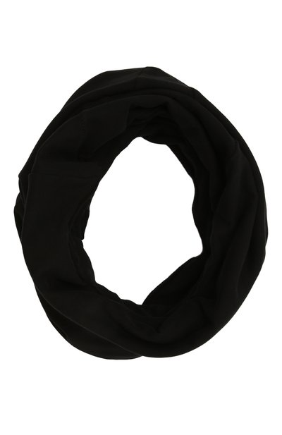 Хлопковый шарф-снуд THOM KROM черного цвета по цене 10550 руб., арт. SCARF 44, фото 1 Хлопковый шарф-снуд THOM KROM, арт. SCARF 44, фото 1