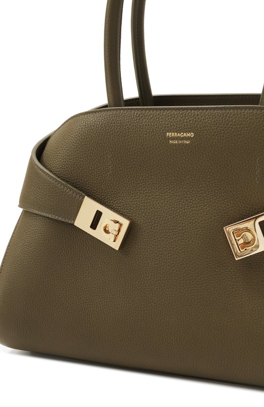 Сумка Hug medium Ferragamo 215608/777524 Хаки  215608/777524 Фото 3