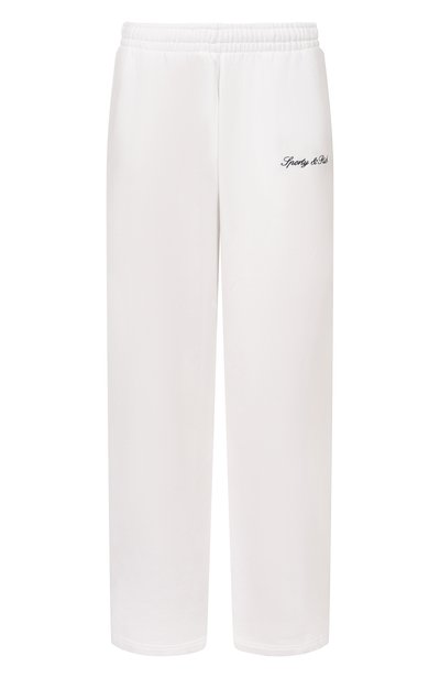 Женские хлопковые брюки SPORTY AND RICH, арт. PA071712326WH01