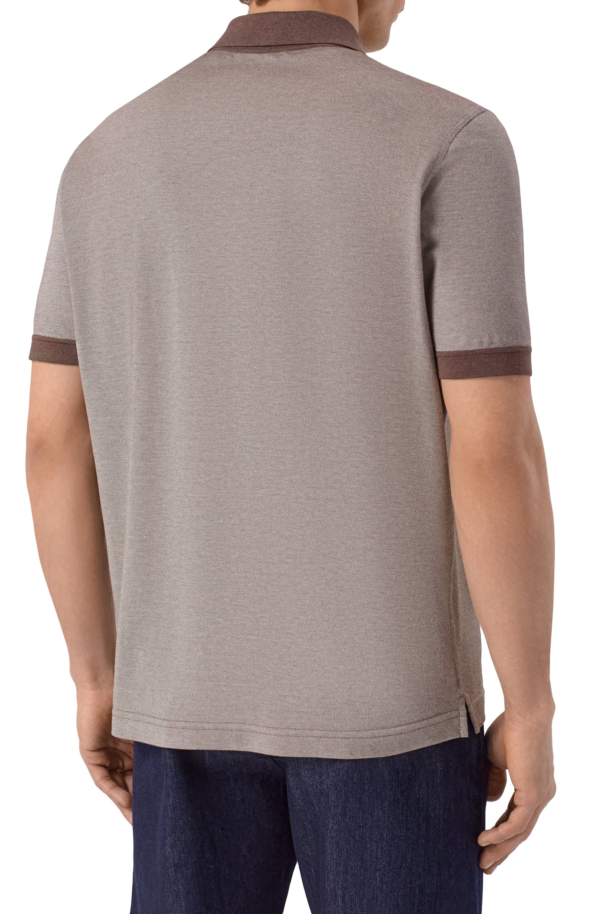 Поло из хлопка и шелка STEFANO RICCI, арт. K919078P31/T26101, фото 4