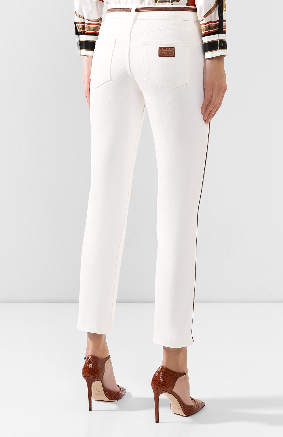 Джинсы с поясом BURBERRY, арт. 8016541, фото 4