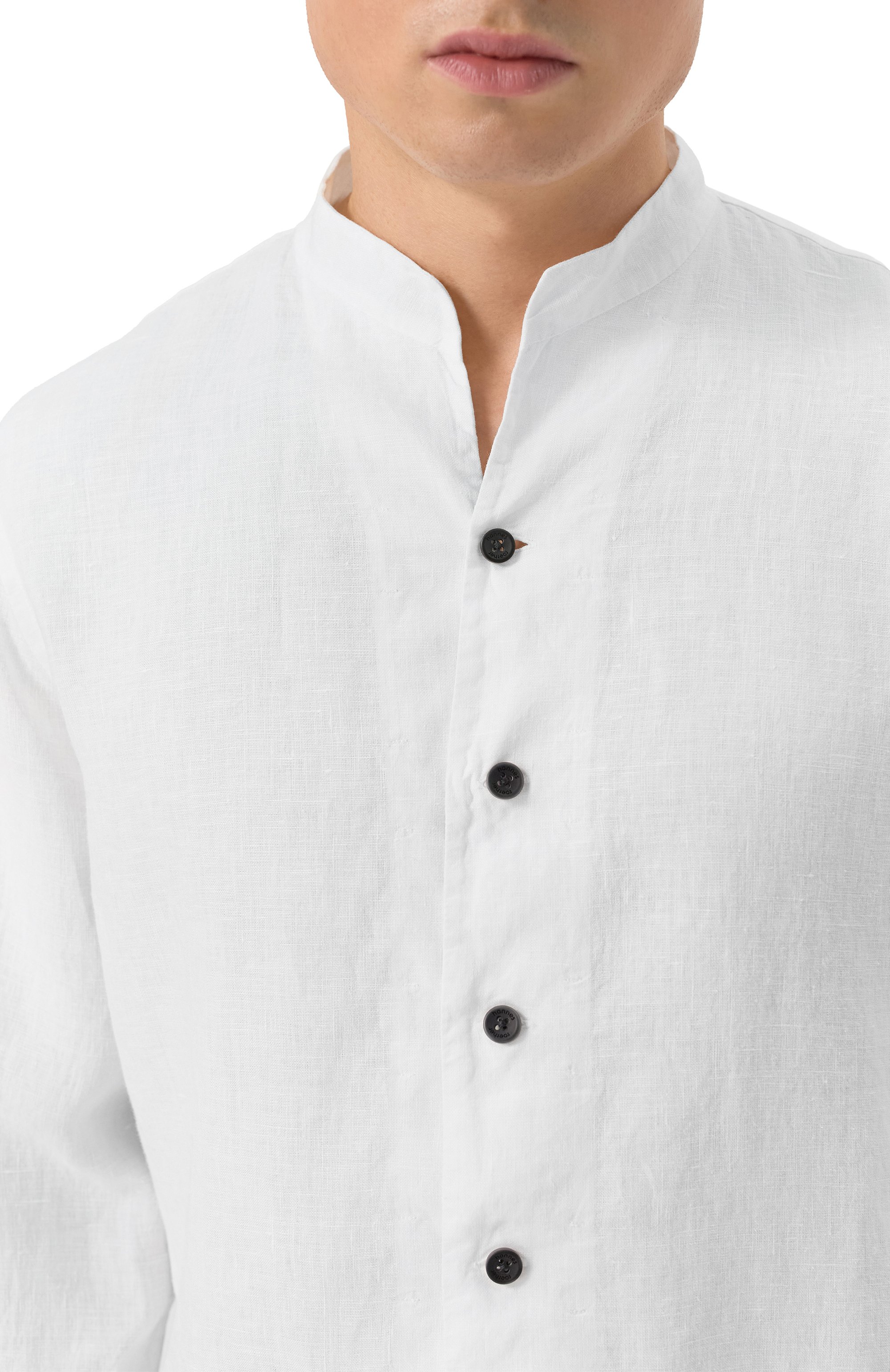 Льняная рубашка HANNES ROETHER, арт. T029PAS.608, фото 5