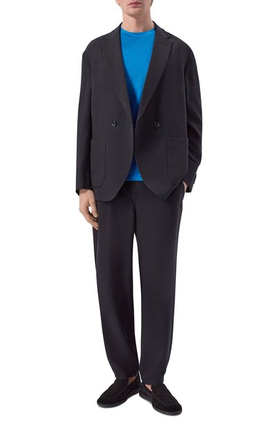 Футболка из шелка и хлопка GIORGIO ARMANI, арт. 3KSM77/SJZHZ, фото 2