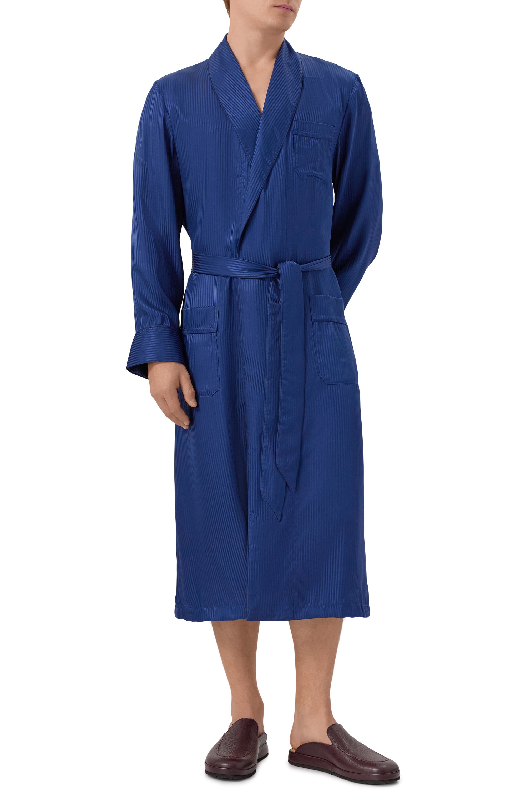 Шелковый халат DEREK ROSE, арт. 5505/W0BU008, фото 2