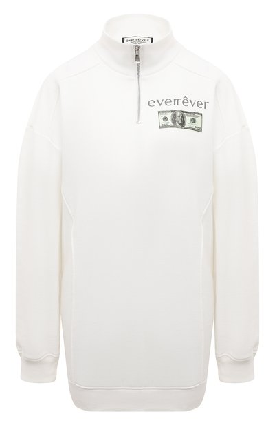 Женский хлопковый свитшот EVERREVER, арт. RE-SW-WHITE-01
