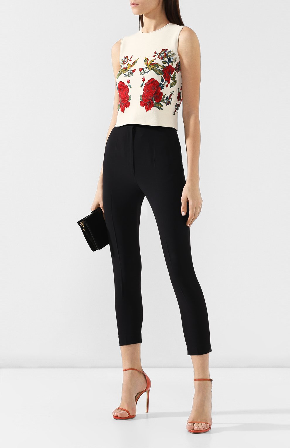Топ с принтом ALEXANDER MCQUEEN разноцветного цвета по цене 131000 руб., арт. 571661/Q1WWA, фото 2 Топ с принтом ALEXANDER MCQUEEN, арт. 571661/Q1WWA, фото 2