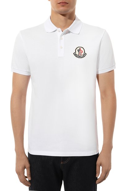 Хлопковое поло MONCLER, арт. 8A000-05-89A16, фото 3