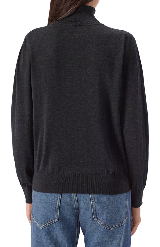 Шерстяная водолазка Kiton D5771401015 Серый  D5771401015 Фото 4