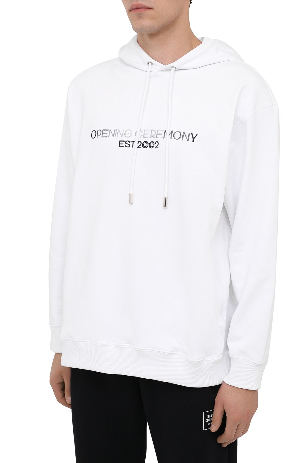 Хлопковое худи OPENING CEREMONY, арт. YMBB001F20FLE007, фото 3